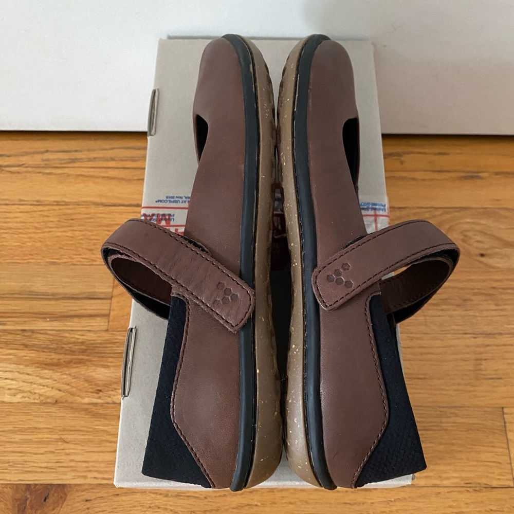 Vivo Barefoot Shoes Mary Jane Leather Ballet Flats Minimalist Zero Drop 38